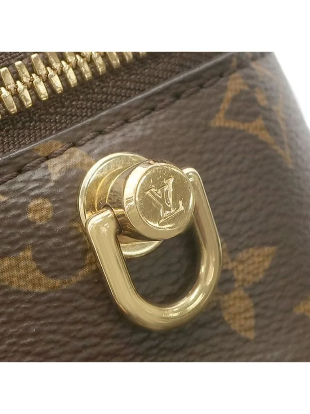 Louis Vuitton 2-Way Bag Vanity NV PM Monogram Canvas Reverse Gold Shoulder
